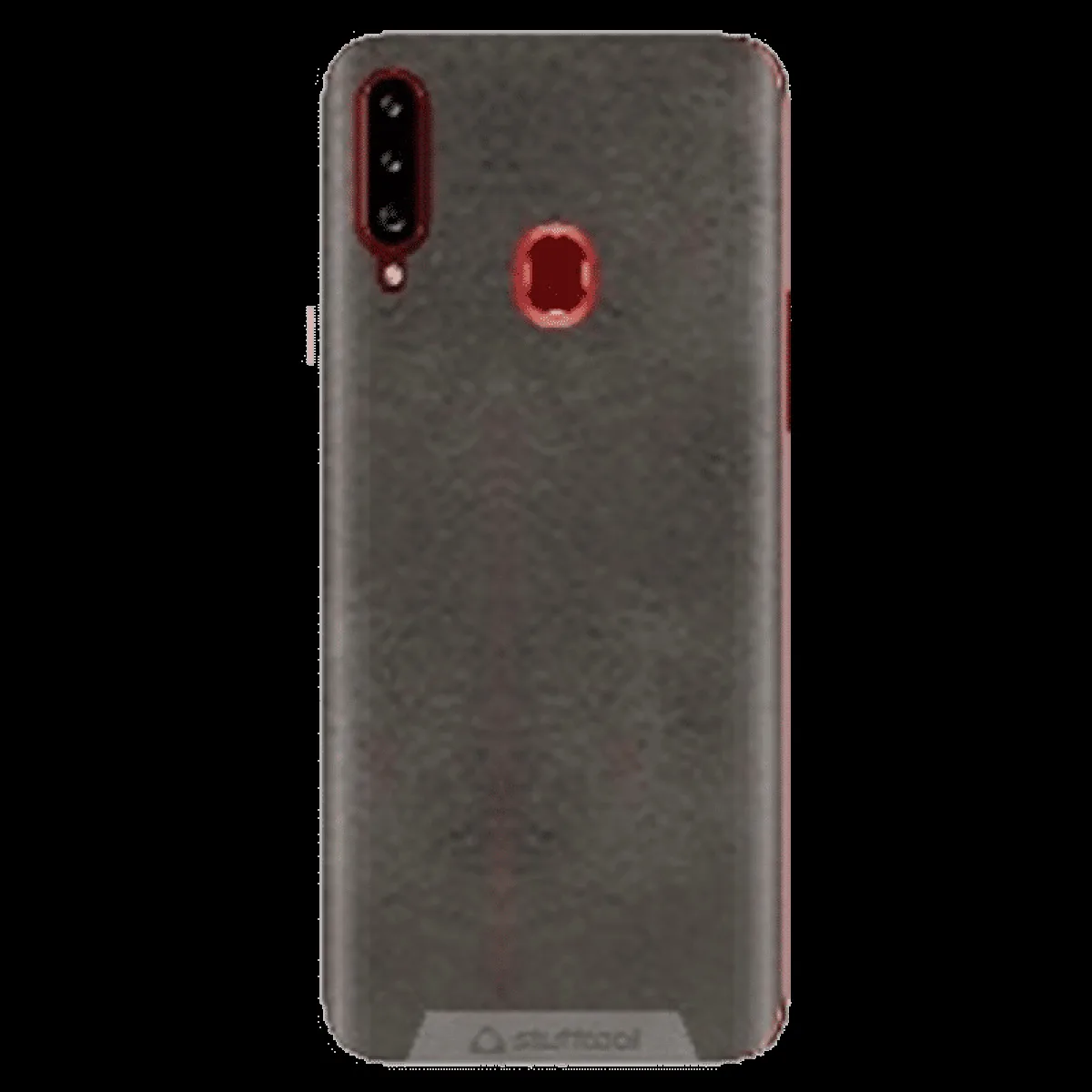 stuffcool Leather Soft Back Cover SAMSUNG Galaxy A20s (Bumper & Shock Protection, Black)
