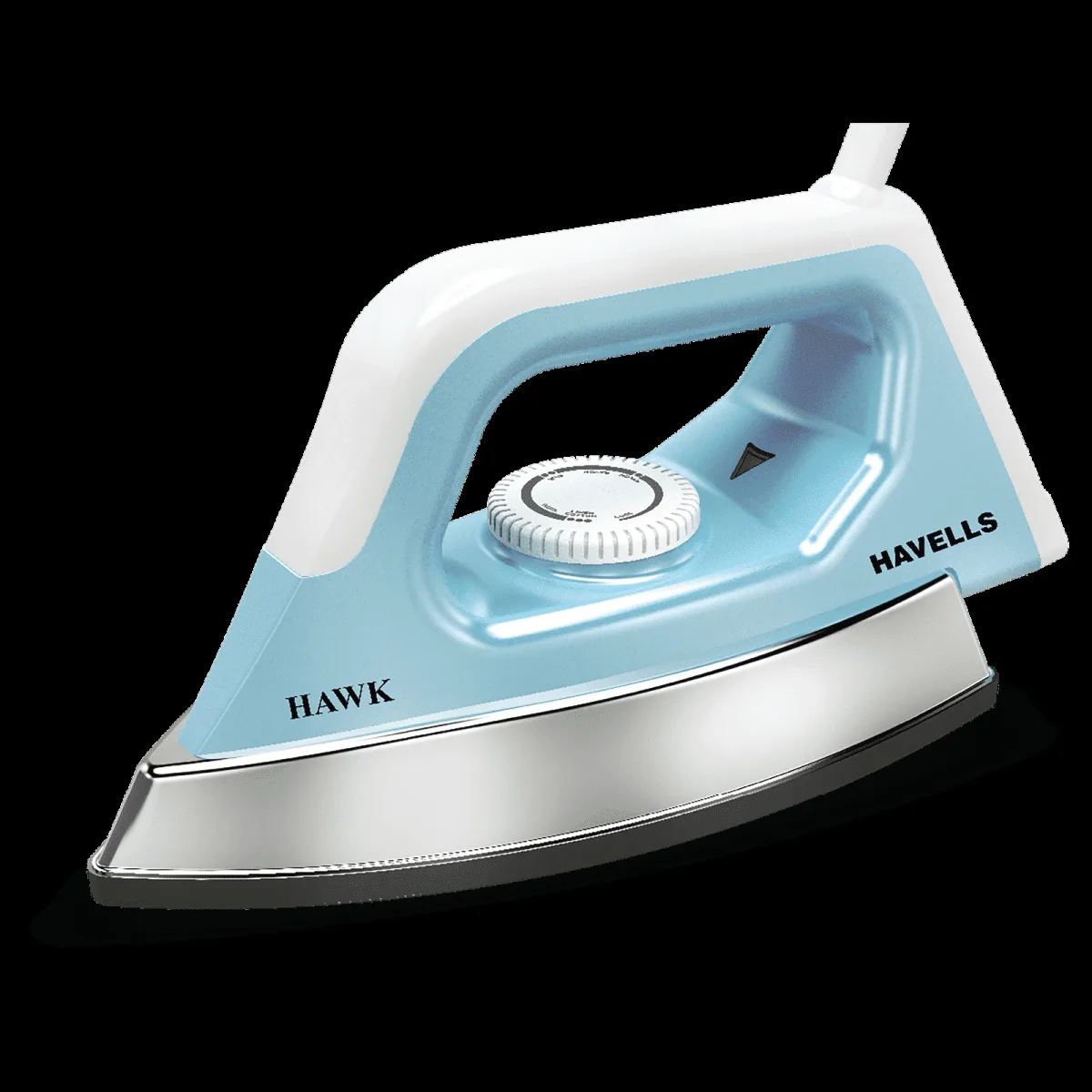 HAVELLS Hawk 1100 Watts Dry Iron (Thermal Fuse, Blue & White)