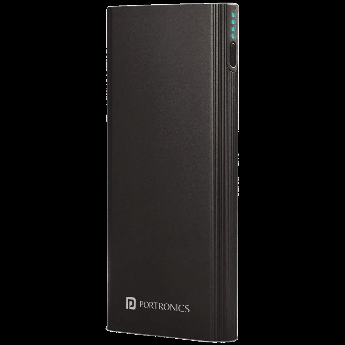 Portronics Power M 10000 mAh 18W Fast Charging Power Bank (1 Micro USB Type B, 1 Type C & 2 Type A Ports, LED Charging Indicator, Black)