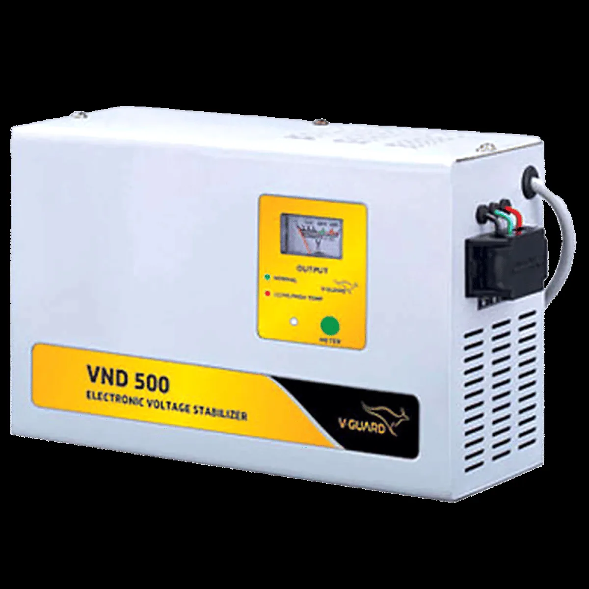 V-Guard 15 Amps Voltage Stabilizer For 2T Air Conditioner (150 - 285 V, Digital Display, VND 500, Grey)
