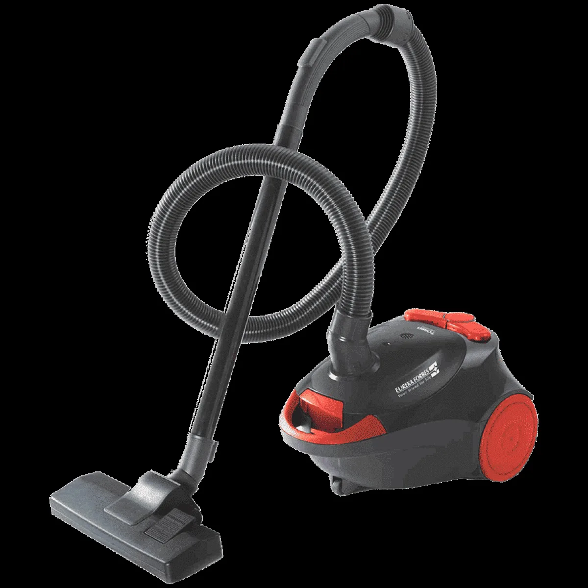 EUREKA FORBES Swift Clean 1200W Dry Vacuum Cleaner with Auto Cord Winder (Efficient Alert System, Red & Black)