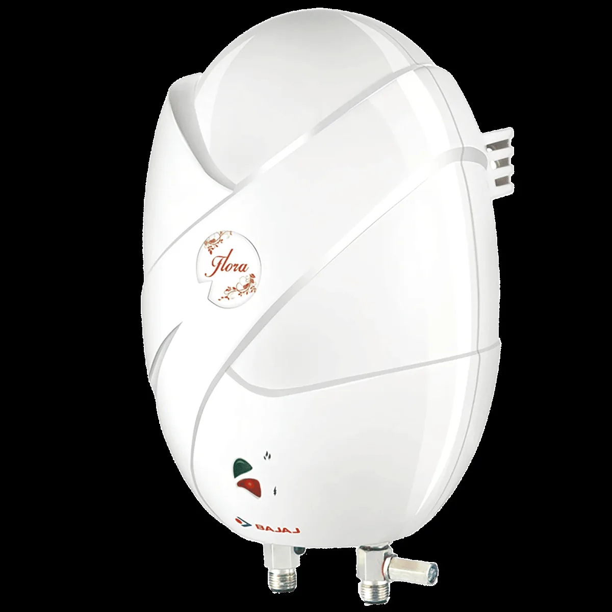 BAJAJ Flora 3 Litre 4 Star Vertical Instant Geyser with Swirl Flow Technology (White)
