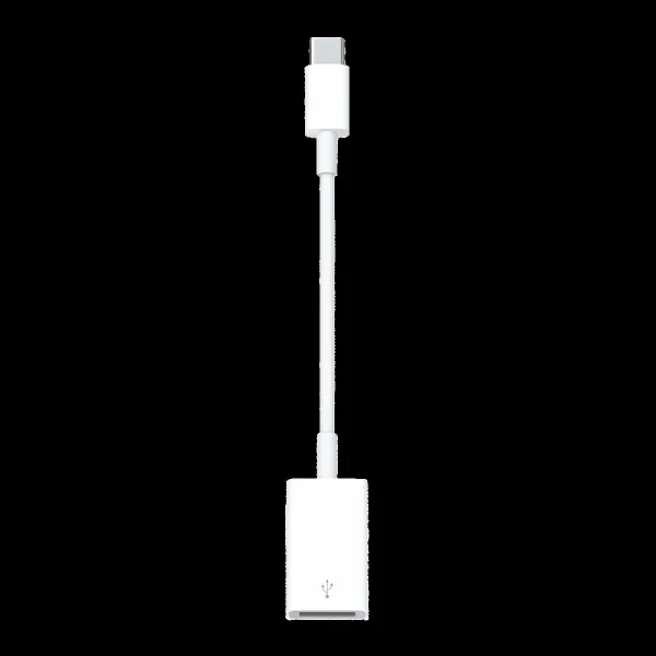 Apple USB to Type C 0.65 Feet (0.2M) Adapter (Sync and Charge, White)