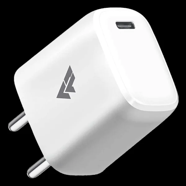 Vaku Neutron 30W Type C Fast Charger (Adapter Only, Multi Protocol Support, White)