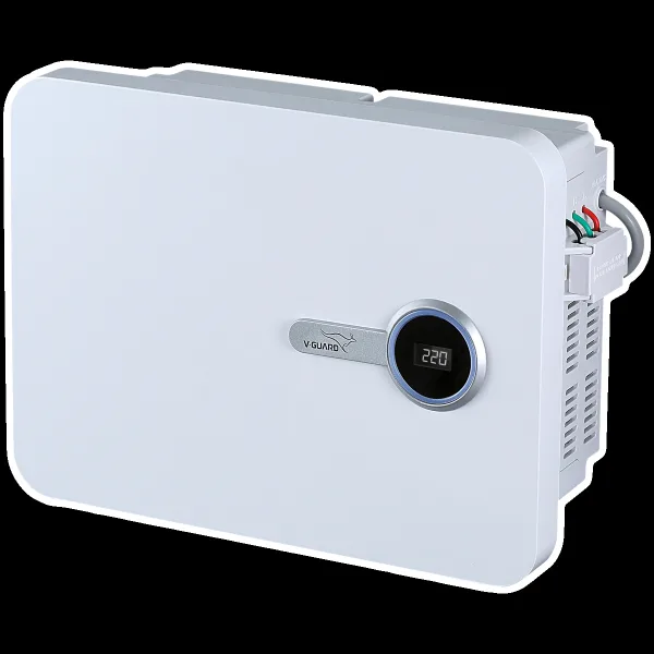 V-Guard 15 Amps Voltage Stabilizer For 2T Air Conditioner (135 - 280 V, Fail Safe Circuit Protection, VWI 500, White)