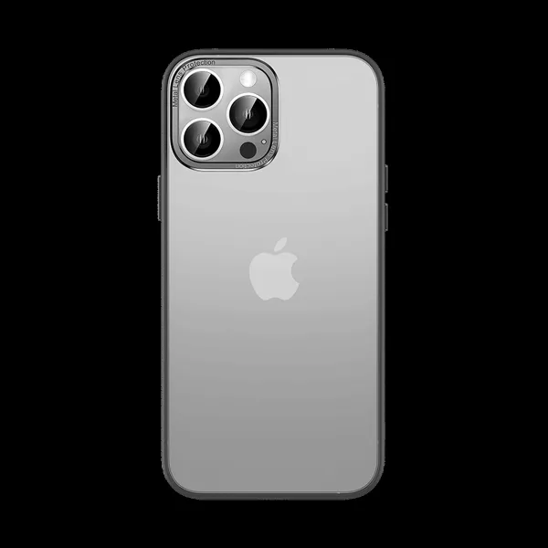 in base Luxe Matte Back Cover for Apple iPhone 14 Pro (Anti-Microbial Body, Black)