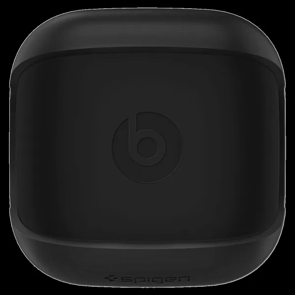 spigen Liquid Air Silicone Full Cover Case Powerbeats Pro (Shock Absorbent, ASD00258, Black)