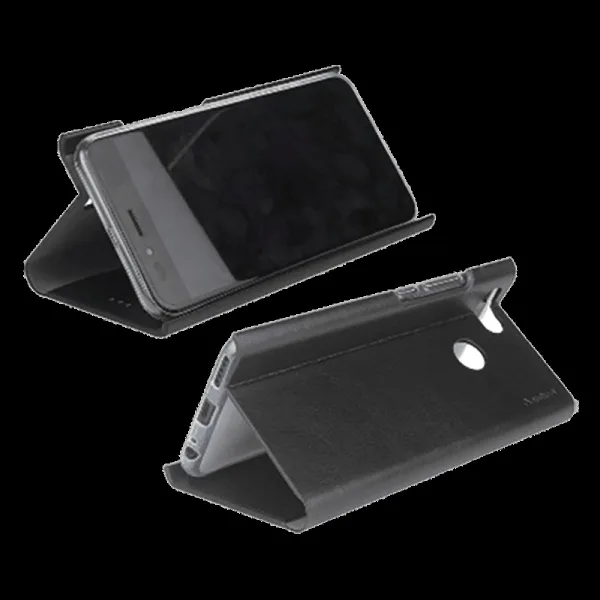 stuffcool FLPTSGA20S Leather Flip Cover for Samsung Galaxy A20s ( Easy Access To Ports, Black)