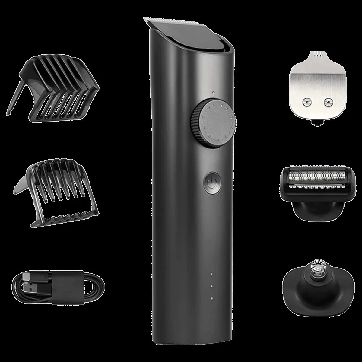 Xiaomi 6-in-1 Rechargeable Cordless Grooming Kit for Body, Nose, Beard & Moustache for Men (90min Runtime, LED Battery Indicator, Black)