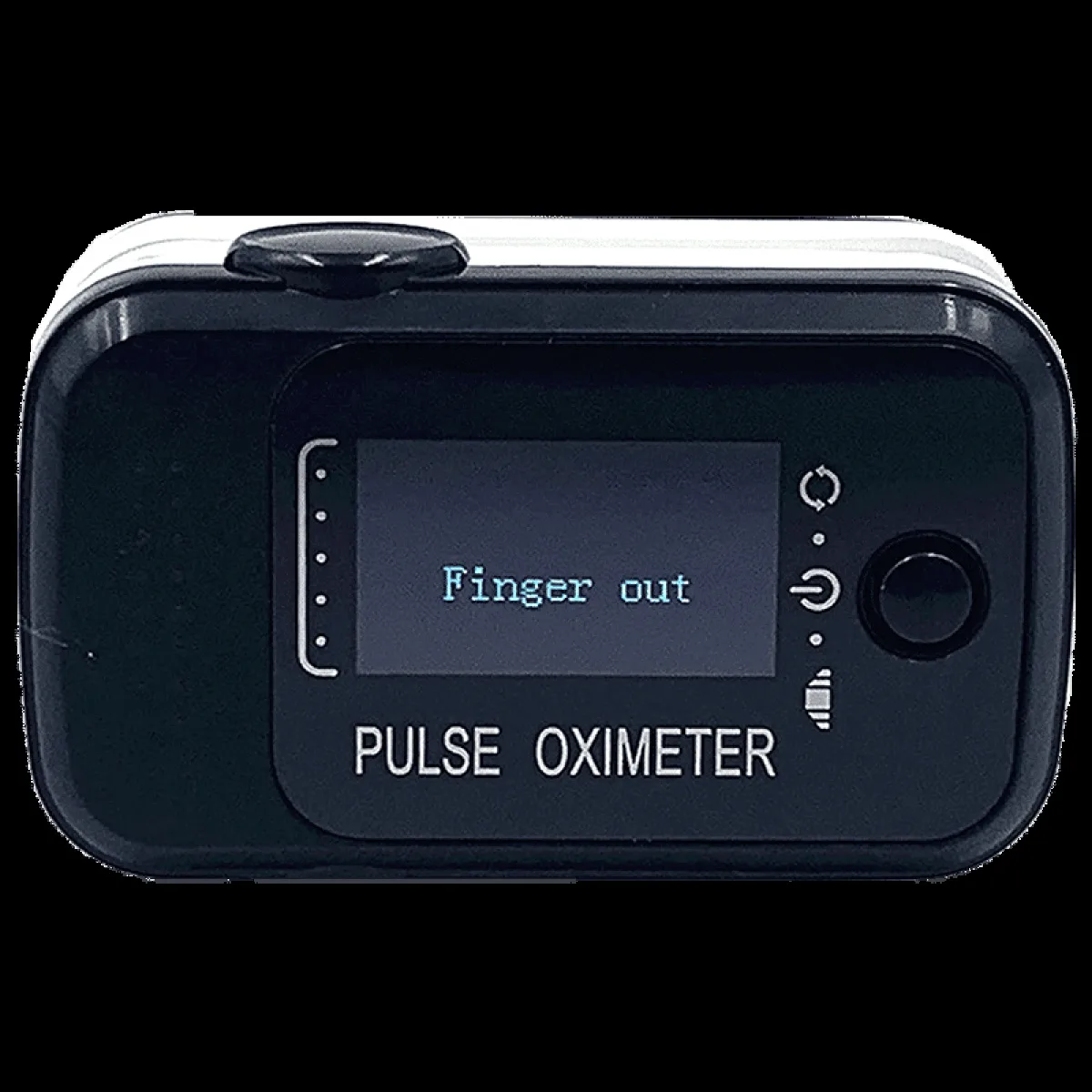 iGear Health Series Pulse Oximeter (SpO2, PR BPM and PI Display, iG-PO1, Black/White)