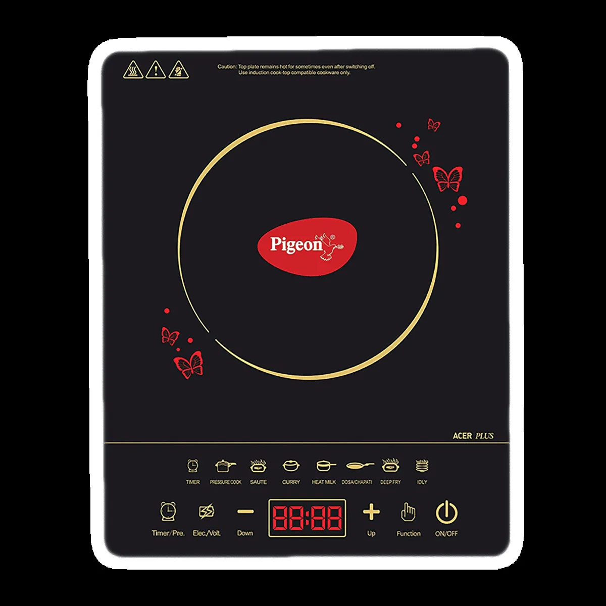 Pigeon Acer Plus 1800W Induction Cooktop with 8 Preset Menus