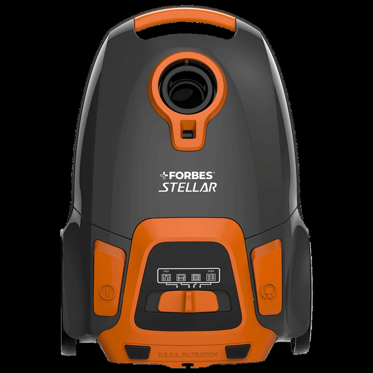 EUREKA FORBES Stellar 1350W Dry Vacuum Cleaner with Suction & Blower Function (LED Vario Power, Orange & Black)