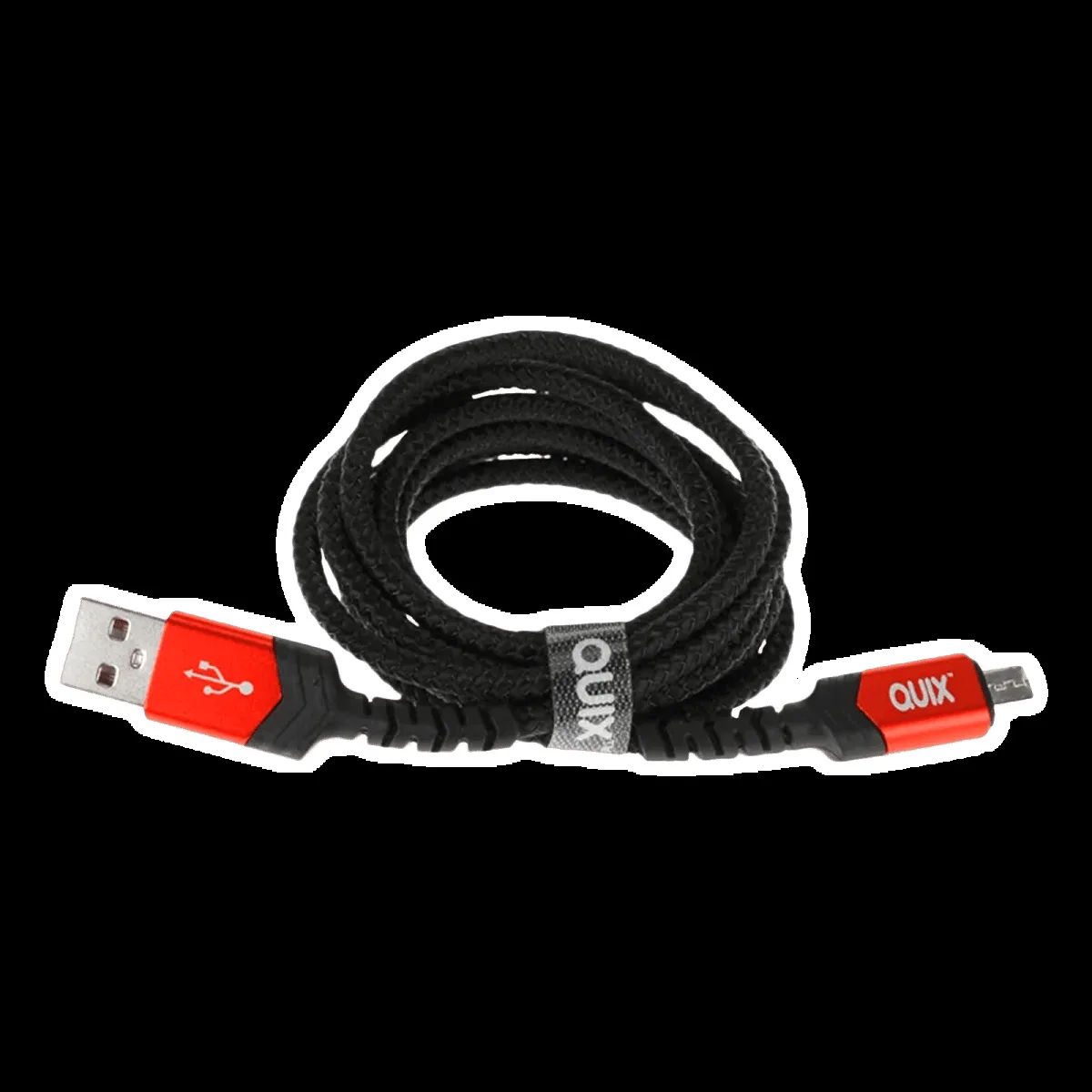 Quix Type A to Type B 4.95 Feet (1.5 M) Cable (Sync & Charge, Black)