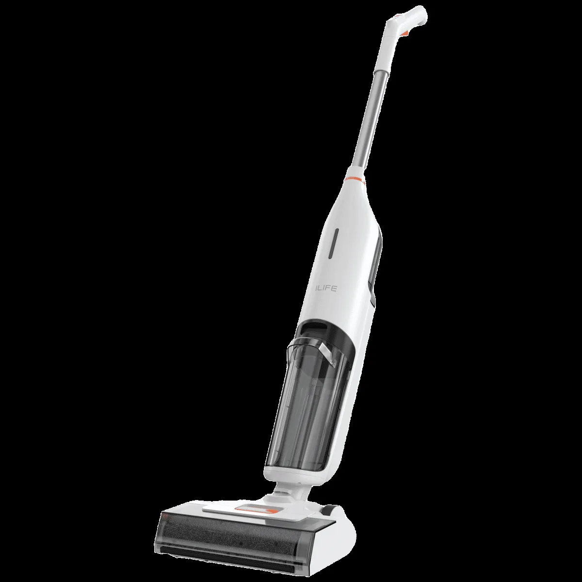 ILIFE W90 150W Cordless Wet & Dry Vacuum Cleaner with Smart Voice & Light Reminder (3-in-1 Cleaning System, White)