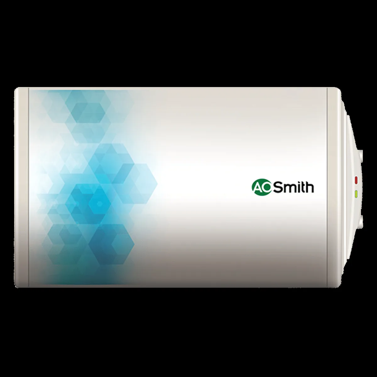 AO Smith 25 Litres 3 Star Horizontal Storage Water Geyser with Glass Coated Incoloy Heating Element (White)