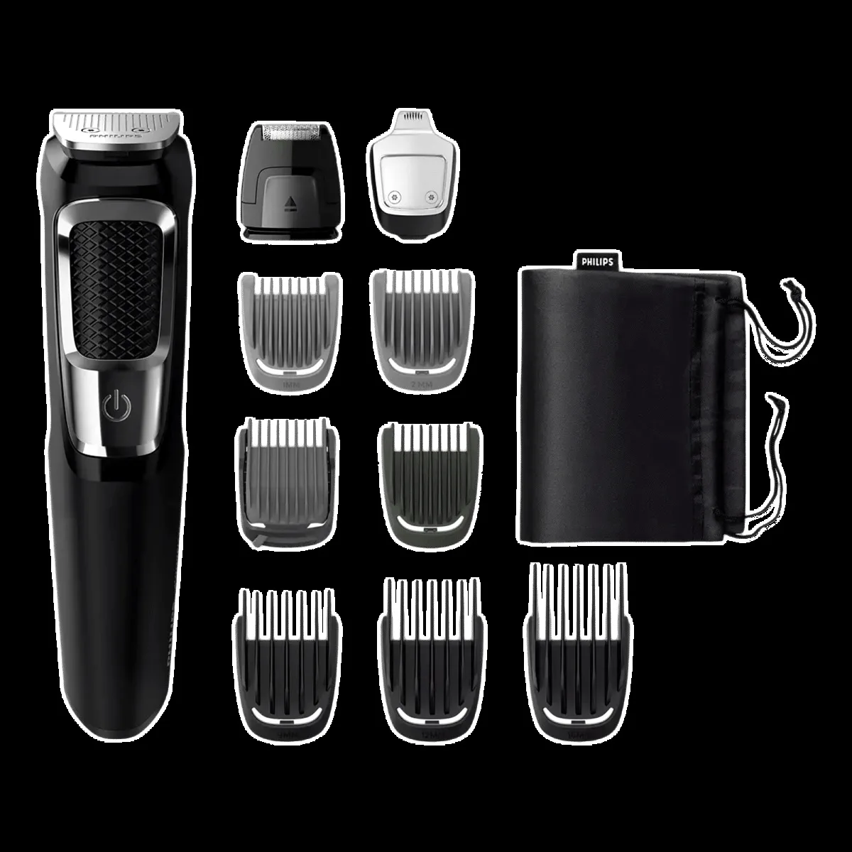 PHILIPS Series 5000 10-in-1 Rechargeable Cordless Grooming Kit for Hair, Beard & Body for Men (60min Runtime, DualCut Technology, Black)