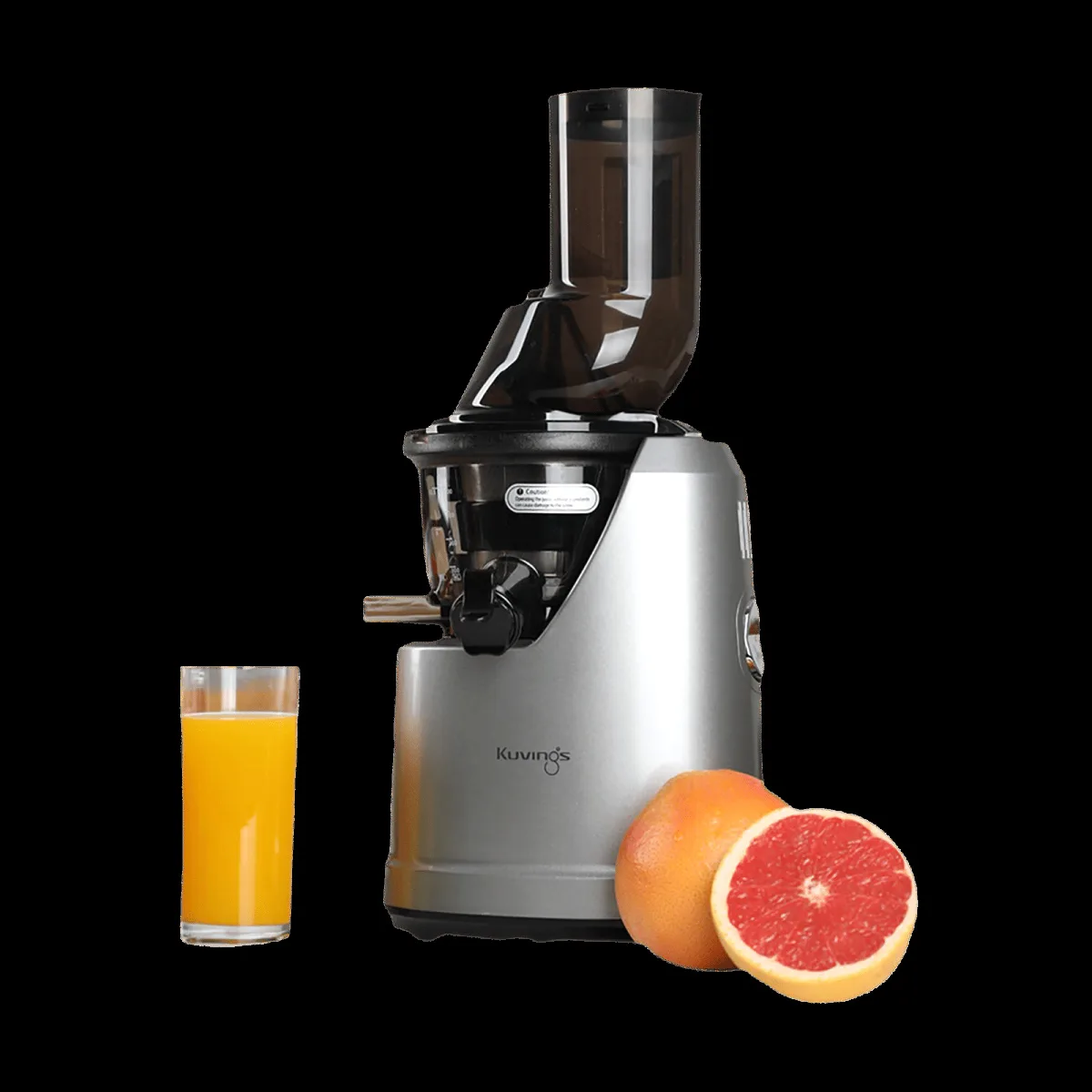 Kuvings B1700 240 Watt 1 Jar Cold Press Slow Juicer (50 RPM, 3-in-1 Multi Function, Dark Silver)