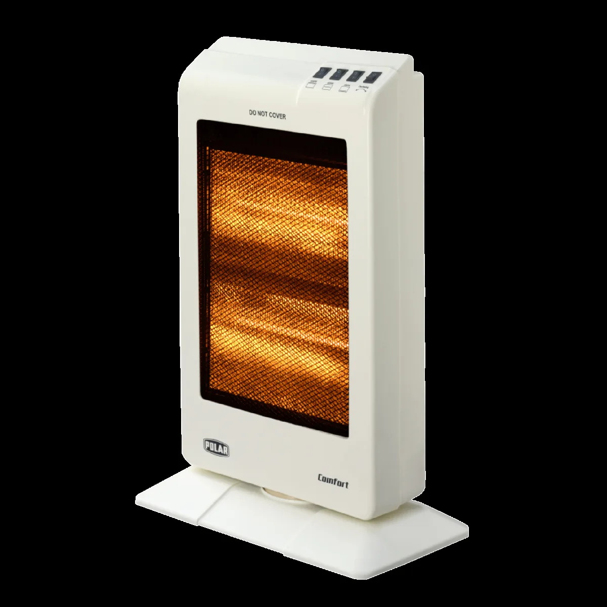 POLAR Comfort 1200W Halogen Room Heater with Tip Over Safety Switch (Wide Angle Oscillation