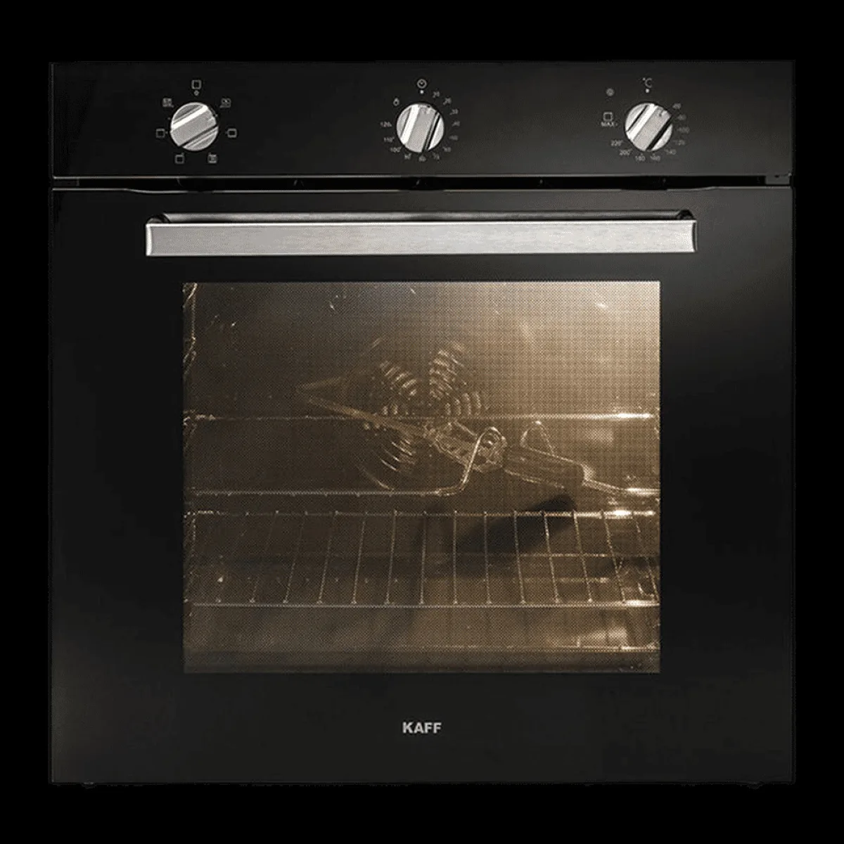 KAFF Series Collection 73L 60cm Built-in Electric Microwave with 3 Layer Glass Door (KOV 73 MRFT, Black)