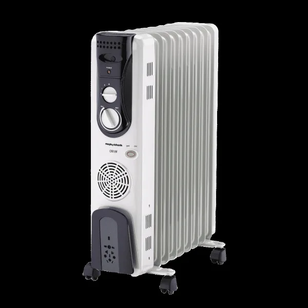 morphy richards 2400W Oil Filled Radiator Room Heater with 9 Fins (Adjustable Thermostat