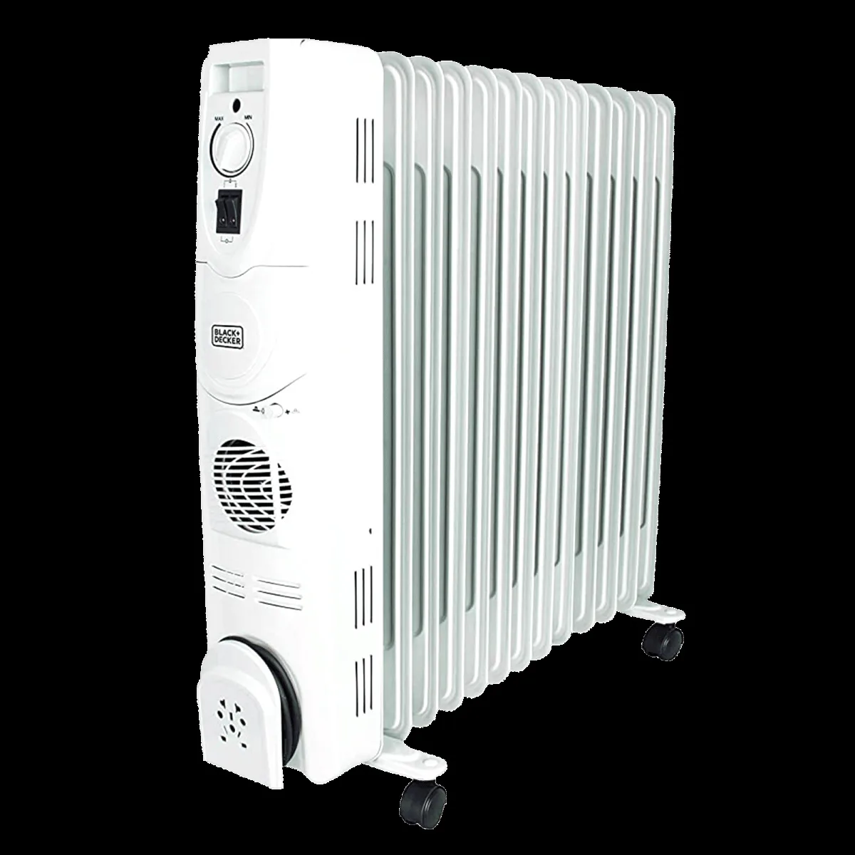 BLACK & DECKER BXRA1301IN 2800W Oil Filled Radiator Room Heater with 13 Fins (Adjustable Thermostat