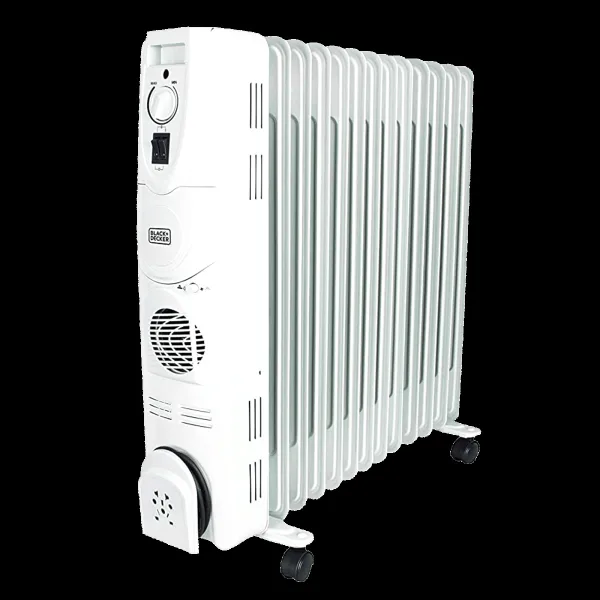 BLACK & DECKER BXRA1301IN 2800W Oil Filled Radiator Room Heater with 13 Fins (Adjustable Thermostat