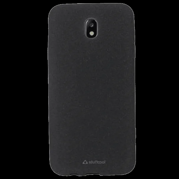 stuffcool Sable Sandy TPU Back Cover for Samsung Galaxy J7 Pro (Camera Protection, Black)