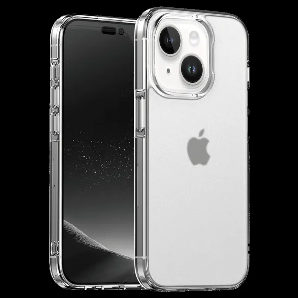in base Cosmos Frost Back Cover for Apple iPhone 14 (Anti-Microbial Body, Clear)