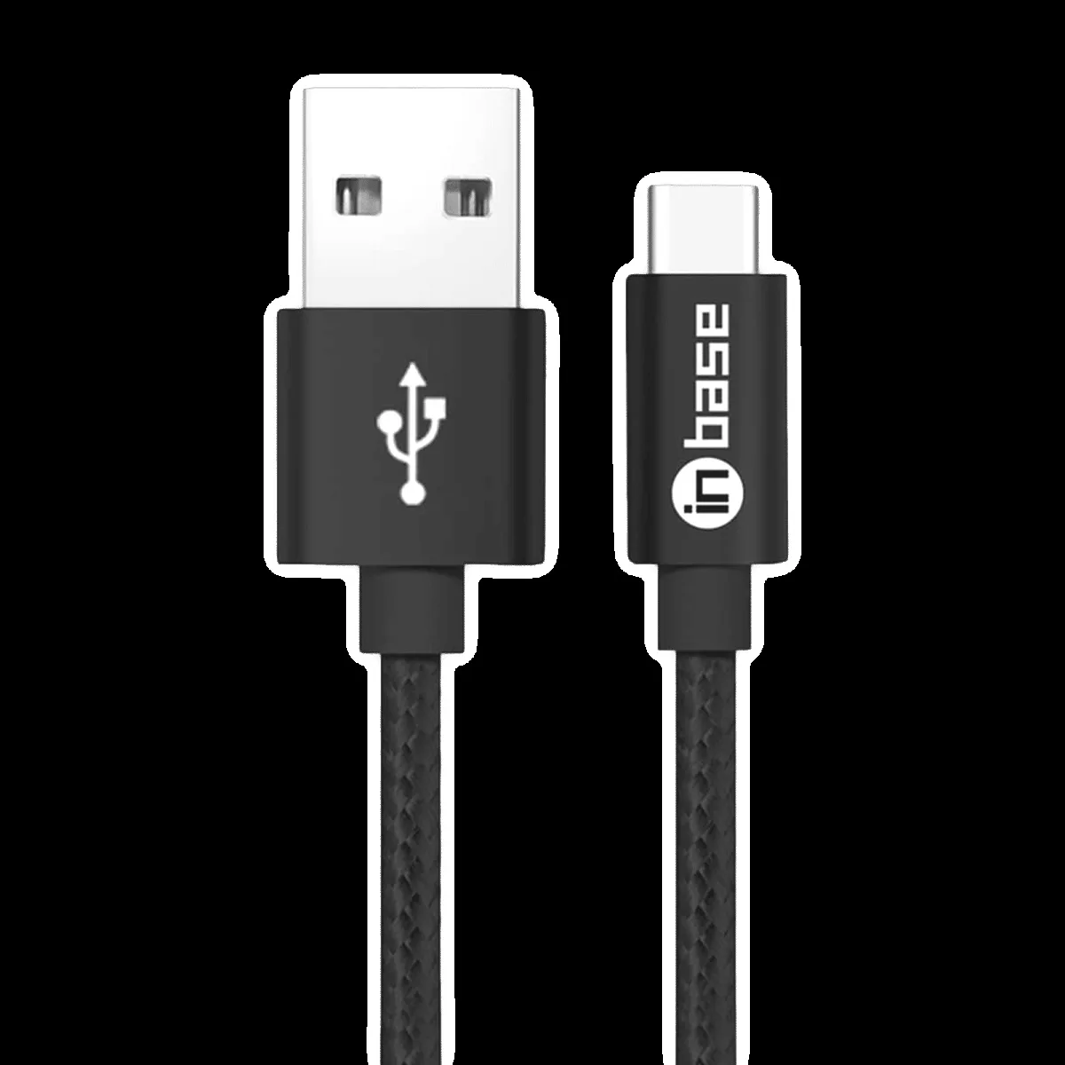 in base Type A to Type C 6.56 Feet (2M) Cable (Surface Dent Design, Black)