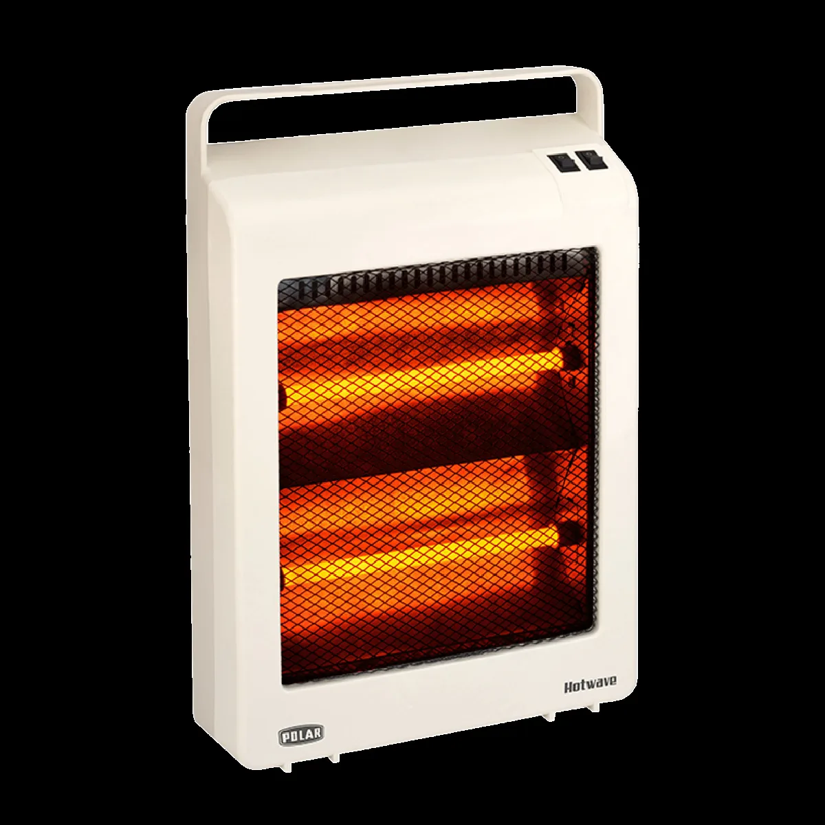 POLAR Hotwave 800W Quartz Room Heater with Rust Free Stainless Steel Reflector (Safety Mesh Grille