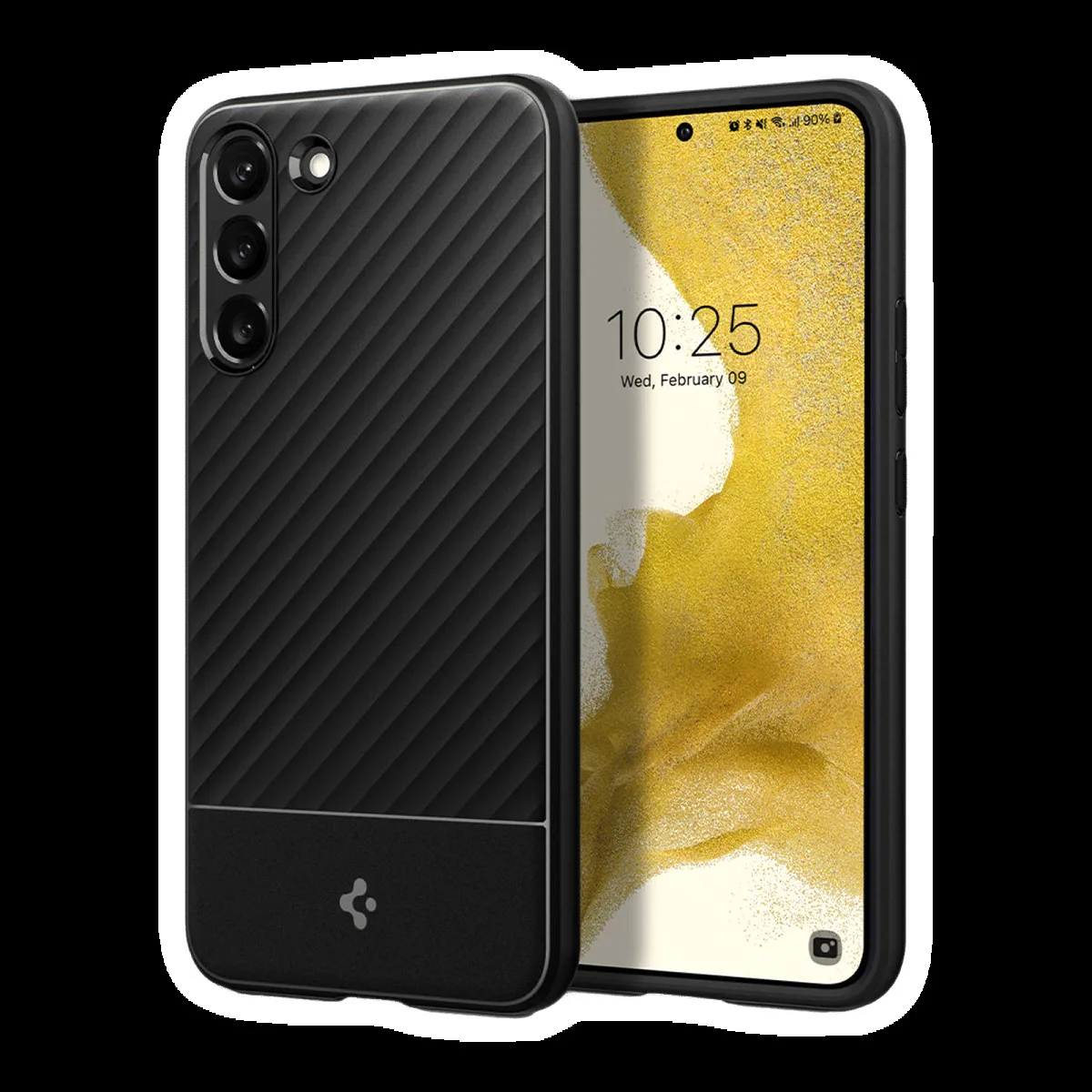 Spigen Core Armor TPU Back Cover for SAMSUNG Galaxy S22+ 5G (Mil-Grade Shock Absorbent Layer, Matte Black)