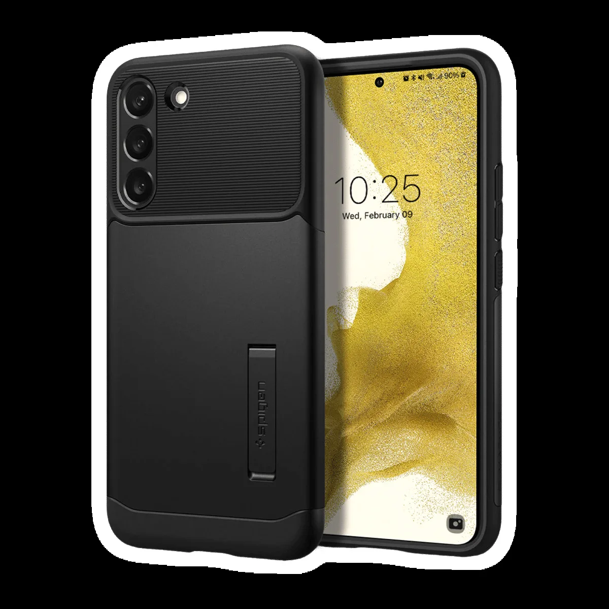 Spigen Slim Armor Polycarbonate & TPU Back Cover for SAMSUNG Galaxy S22+ 5G (Supports Wireless Charging, Black)