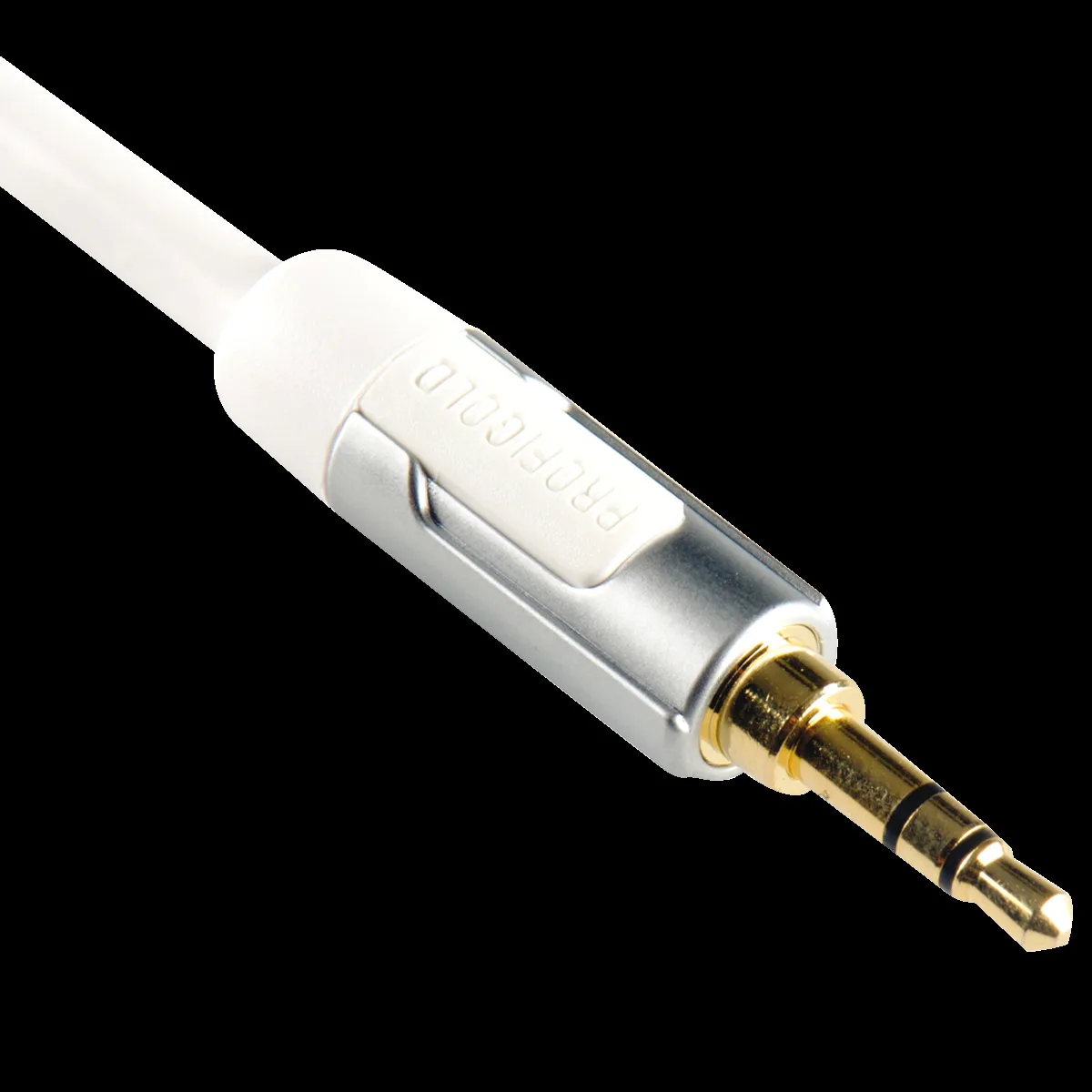 PROFIGOLD 3.5mm Aux to 3.5mm Aux 6.56 Feet (2M) Cable (Multiple Cable Shielding, White)
