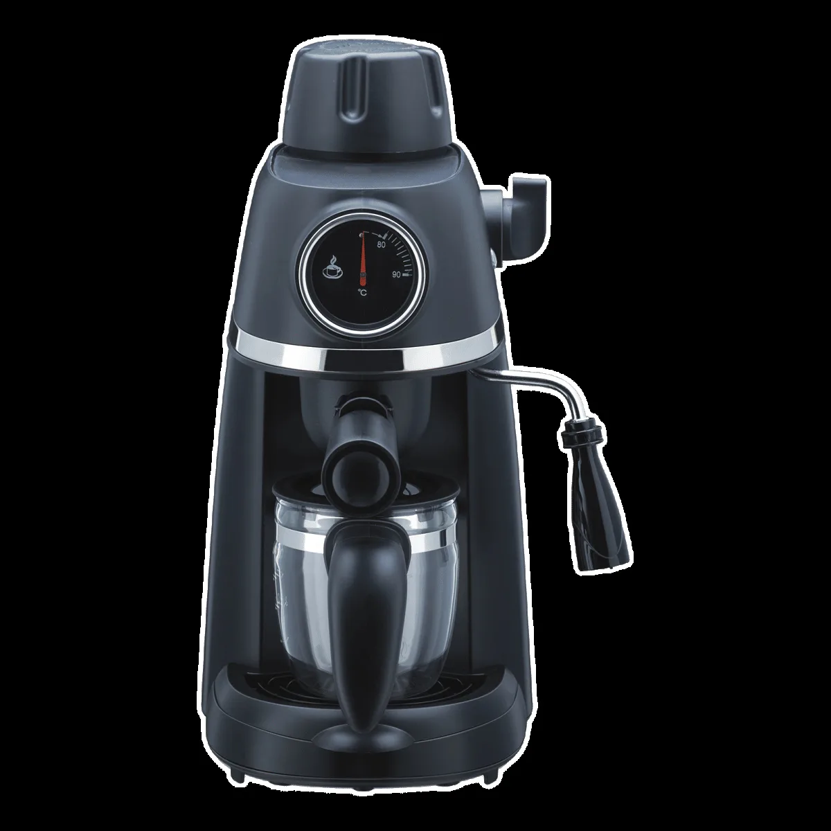 morphy richards Europa 800 Watt 4 Cups Automatic Espresso Coffee Maker with Detachable Drip Tray (Black)