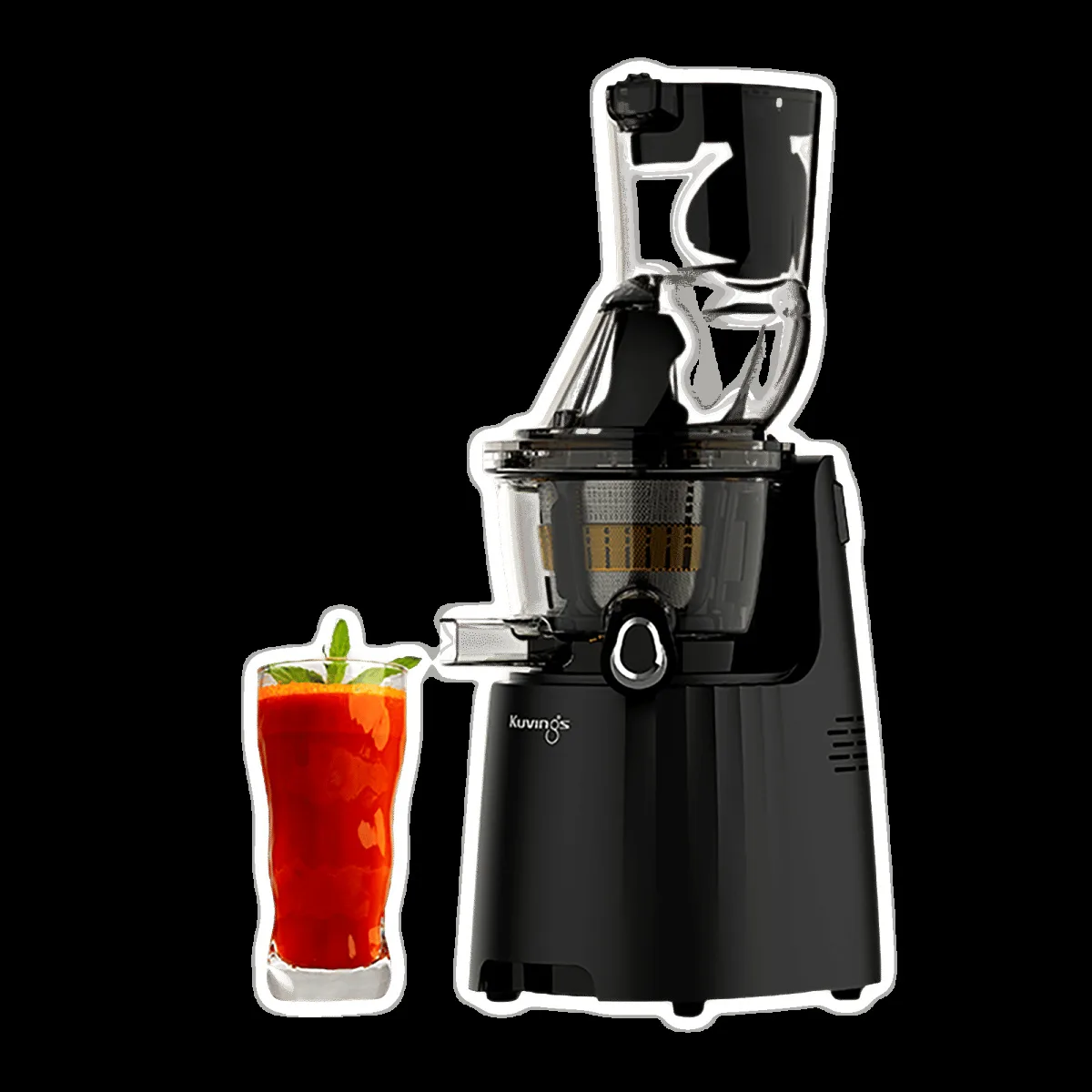 Kuvings EVO810 240 Watt 1 Jar Cold Press Slow Juicer (50 RPM, 3-in-1 Multi Function, Black)