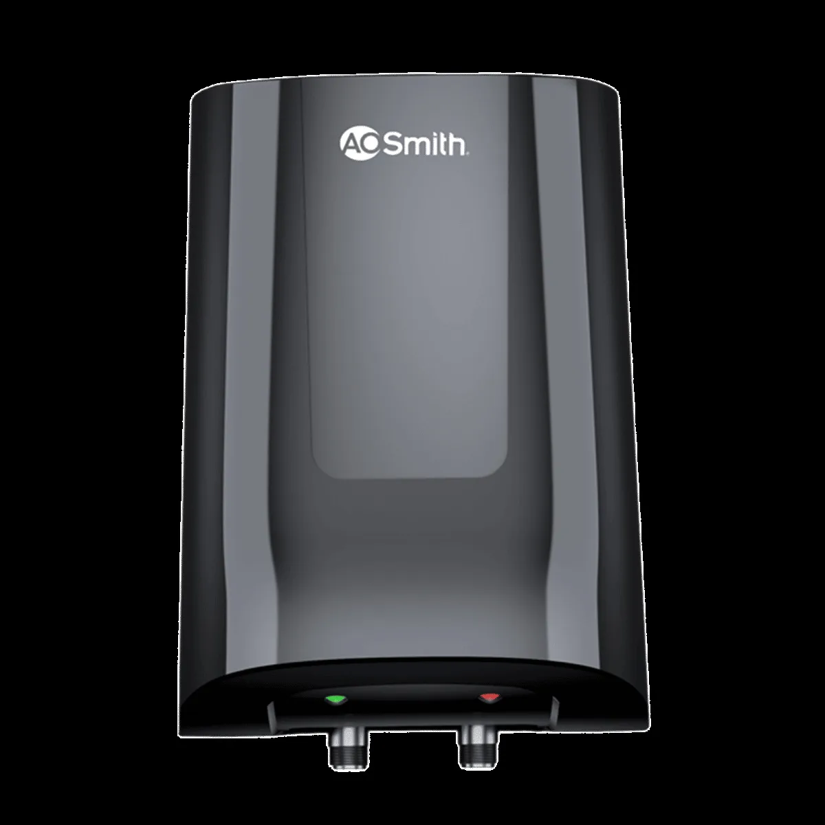 AO Smith MiniBot 3 Litres 5 Star Vertical Instant Water Geyser with Glass Coated (Black)