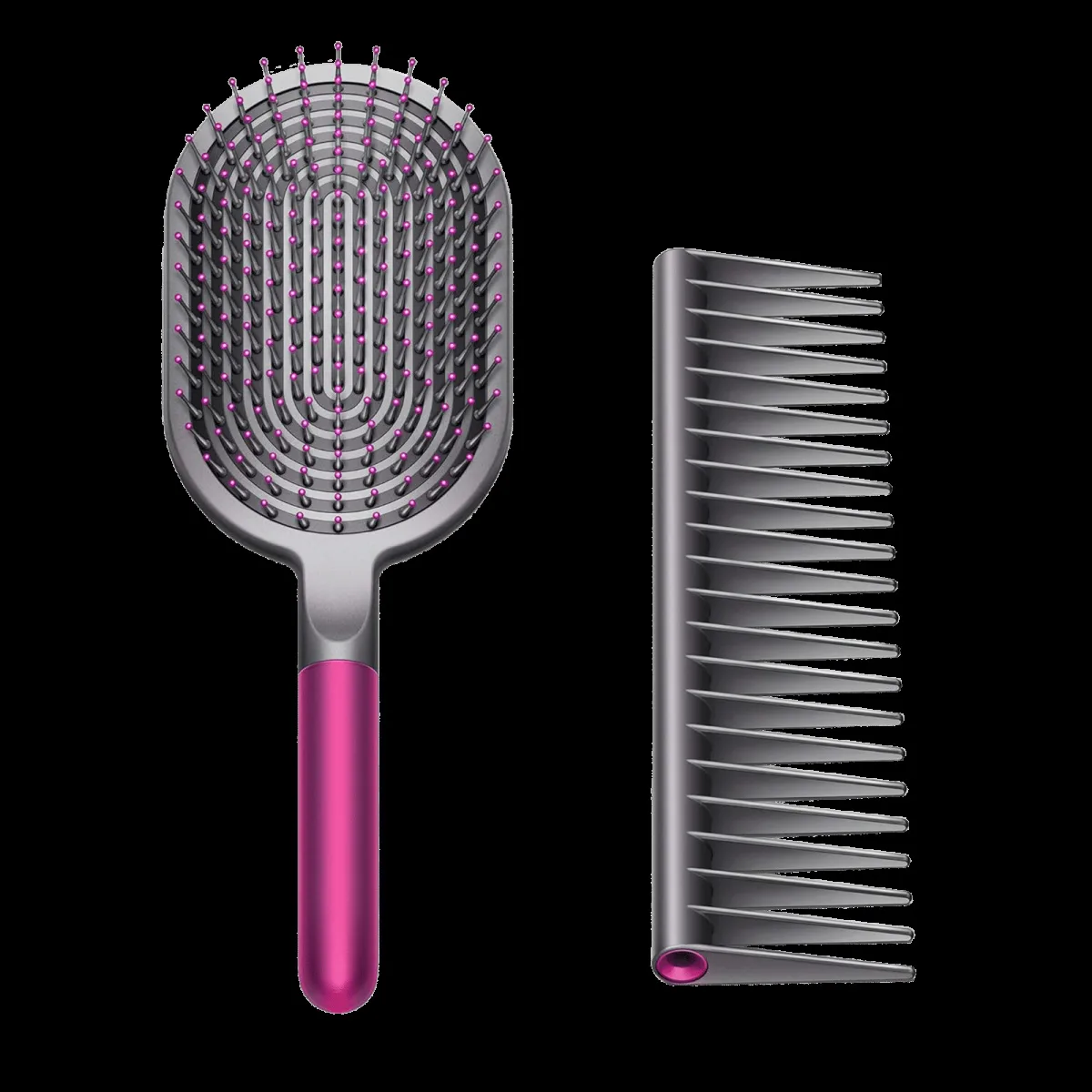 dyson Supersonic Hair Styler with Tooth Flexibility (Low Friction Glide, Black & Pink)
