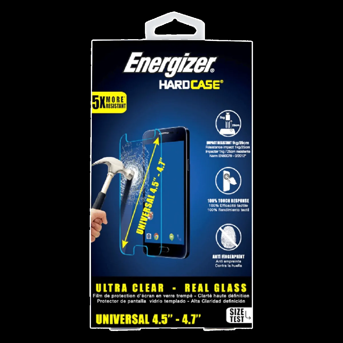 Energizer Universal Tempered Glass (9H Hardness)
