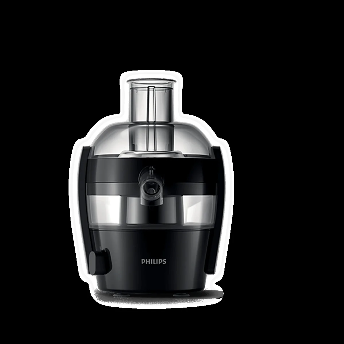 PHILIPS Viva Collection 500 Watt 1 Jar Centrifugal Juicer (QuickClean Technology, Ink Black)