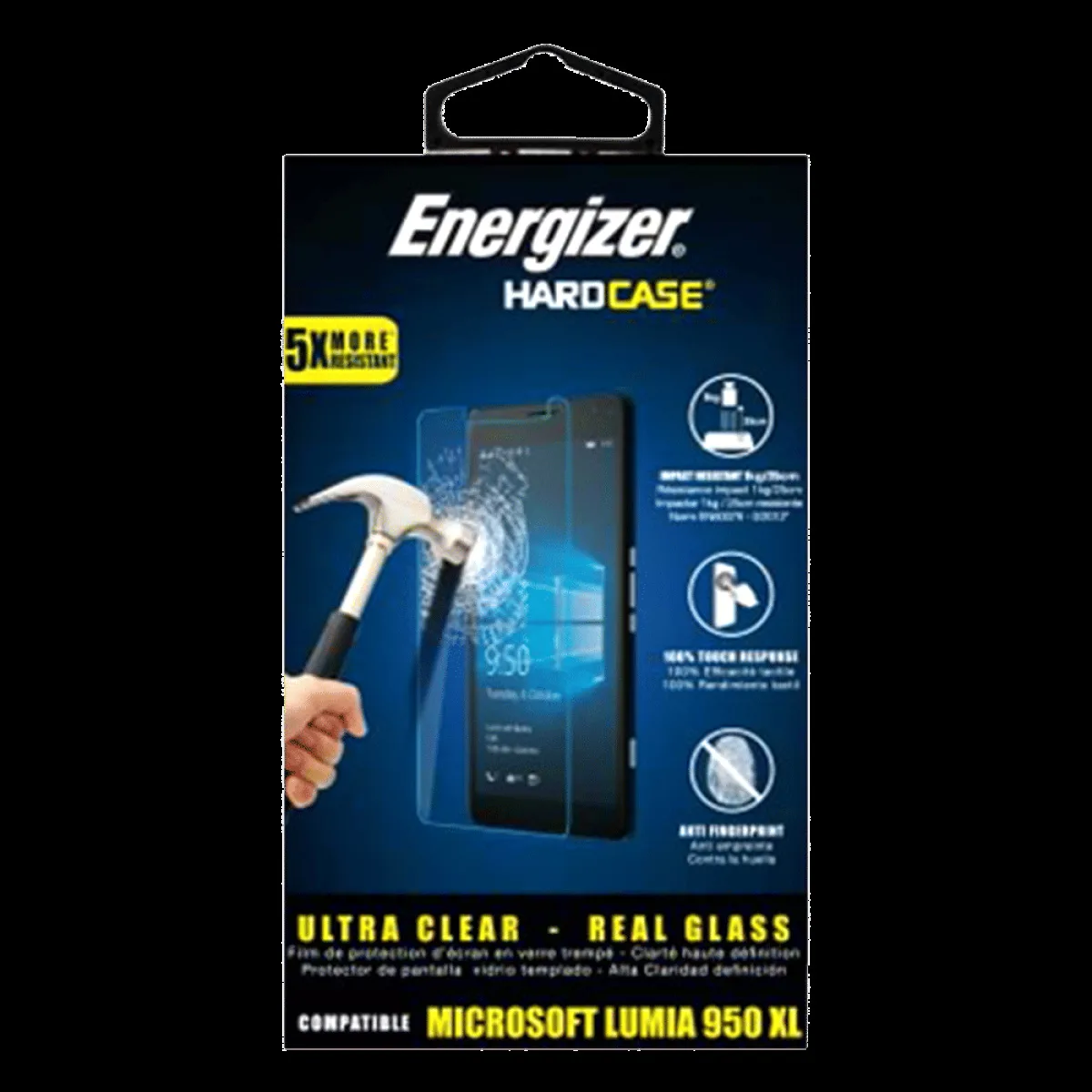 Energizer Universal Tempered Glass (9H Hardness)