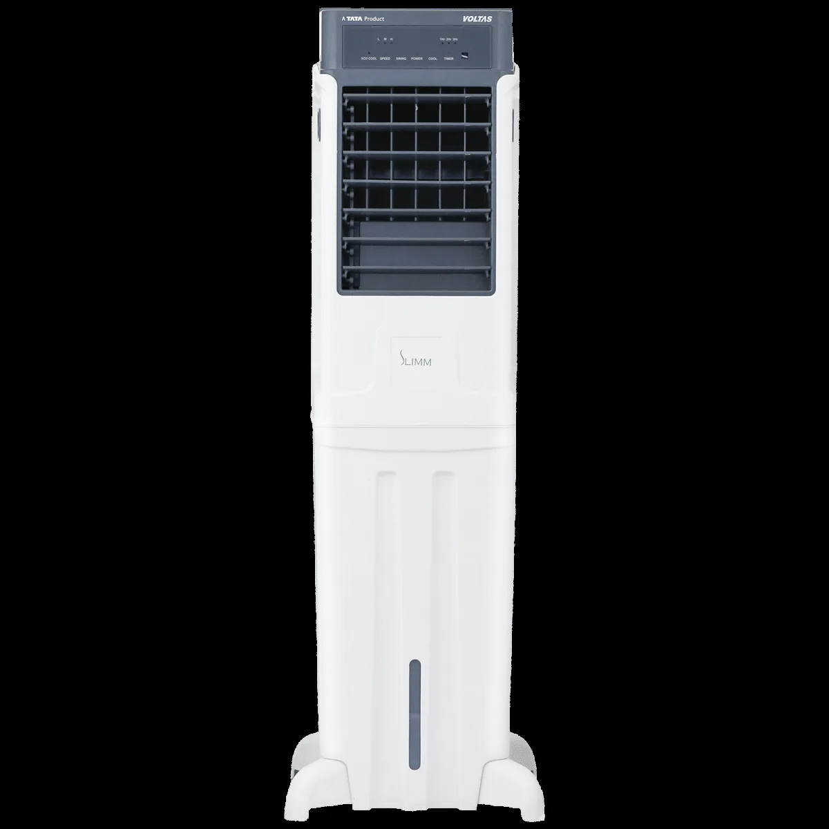 VOLTAS Slimm T 35 Litres Tower Air Cooler with Handy Touch Controls (Inverter Compatible, White & Grey)