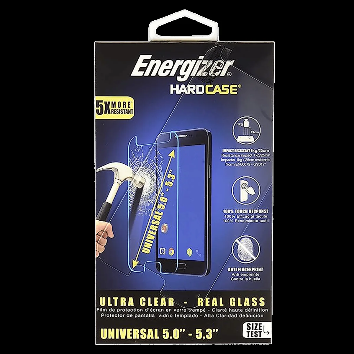 Energizer Universal Tempered Glass (9H Hardness)