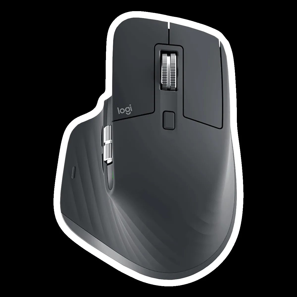 logitech MX Master 3S Rechargeable Bluetooth Wireless Laser Performance Mouse with Thumb Wheel (8000 DPI Adjustable, Multi Device Connectivity, Graphite)