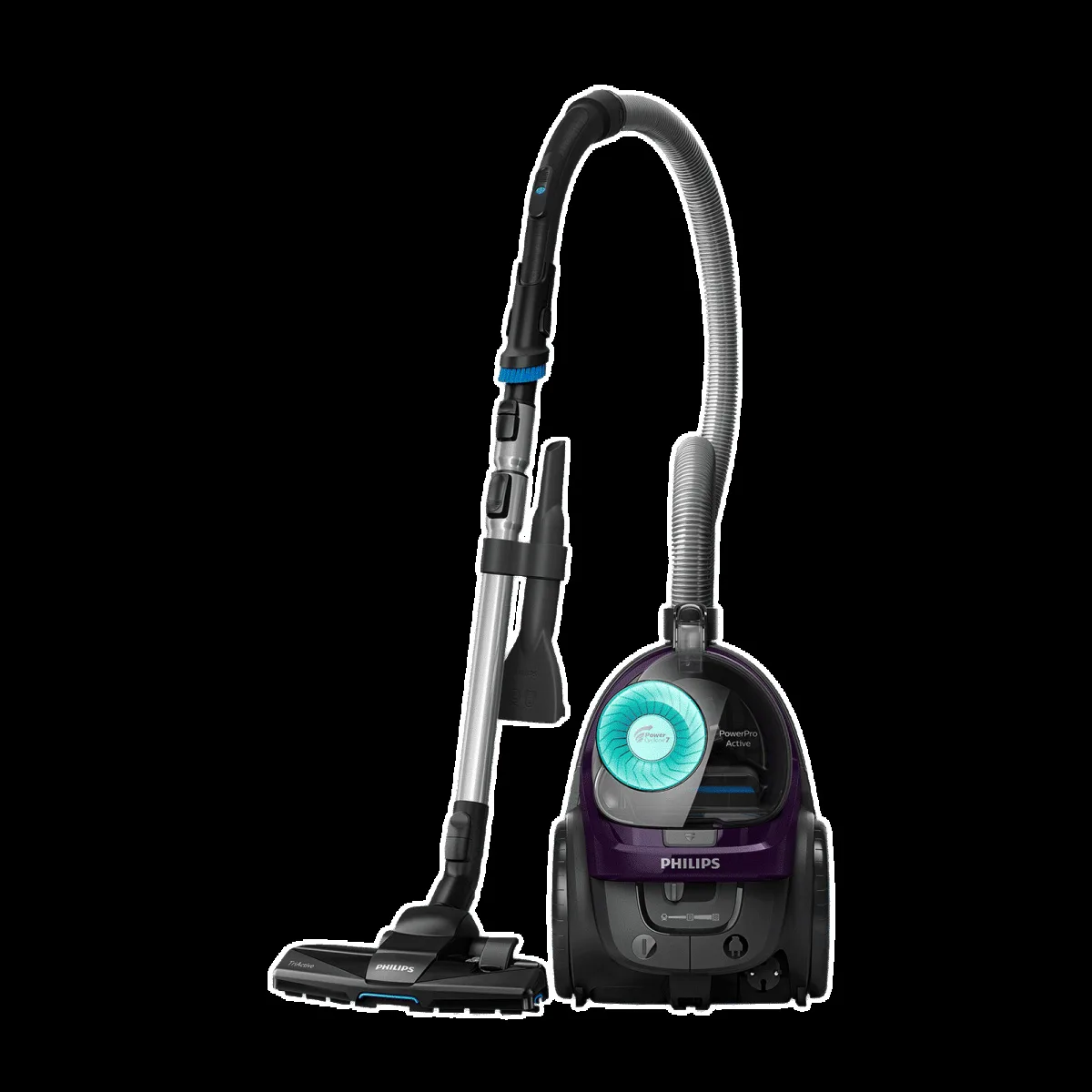 PHILIPS 5000 Series 1900W Cordless Dry Vacuum Cleaner with PowerCyclone 7 Technology (TriActive Nozzle, Magic Purple)
