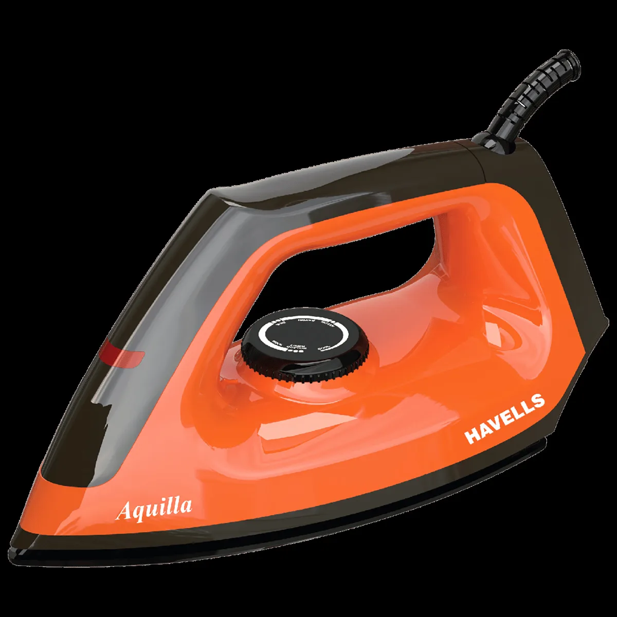 HAVELLS Aquilla 1000 Watts Dry Iron (Shock Proof Body, Amber)