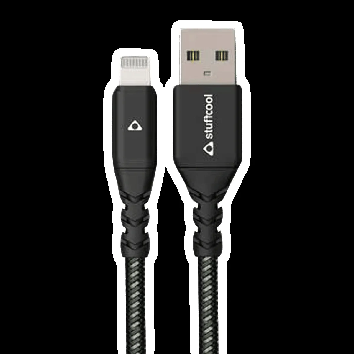 Stuffcool Vite Type A to Lightning 3.9 Feet (1.2M) Cable (MFI Certified, Black)