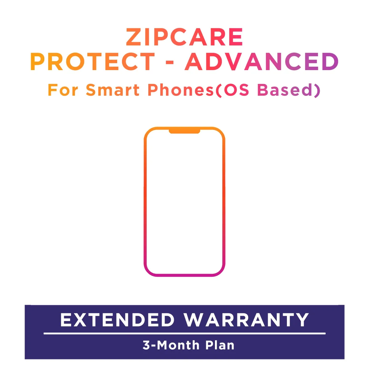 ZipCare Protect - Advanced 3 Months for Smart Phones (Rs. 25000 - Rs. 30000)