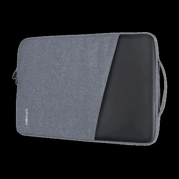 XPPen ACJ02 Polyester Sleeve for 12, 13.3, 15.6, 16 Inch Tablets (Waterproof & Shockproof, Grey)