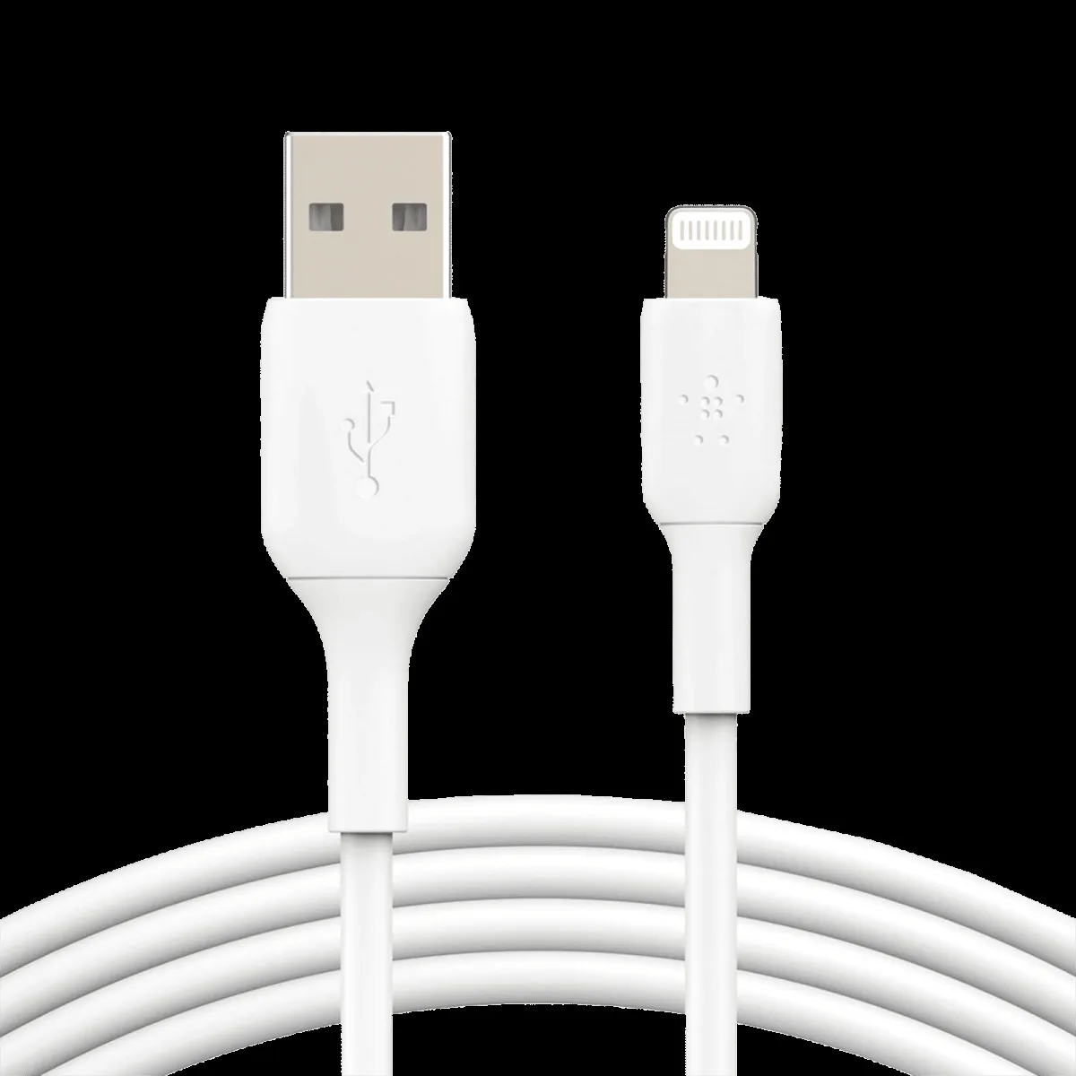 belkin Boost Charge Lightning to Type A 3.2 Feet (1M) Cable (PVC Cord, White)