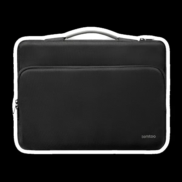 tomtoc Defender Recycled Fabrics Laptop Sleeve for 16 Inch Laptop (360 Superior Protection, Black)